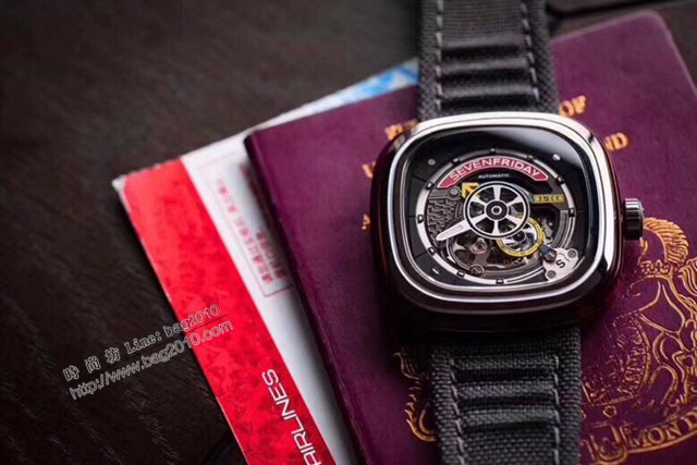Sevenfriday自動機械男表 型號S1-/3 七個星期五休閒高端男表  gjs2060